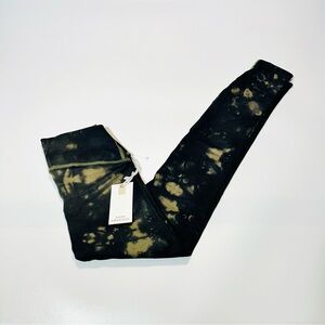 Good American leggings Tie Dye Essentials leggings Golden Olive new women size 0